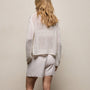 Stretch Poplin Boxer Short in White | James Perse Los Angeles