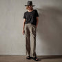 Linen Jersey Pocket Tee in Black | James Perse Los Angeles