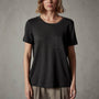 Linen Jersey Pocket Tee in Black | James Perse Los Angeles