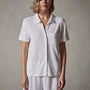Linen Jersey Shirt in White | James Perse Los Angeles