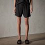 Linen Jersey Short in Black | James Perse Los Angeles