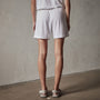 Linen Jersey Short in White | James Perse Los Angeles