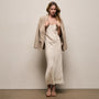 Relaxed Wool Blend Melange Blazer in Heather Stone | James Perse Los Angeles