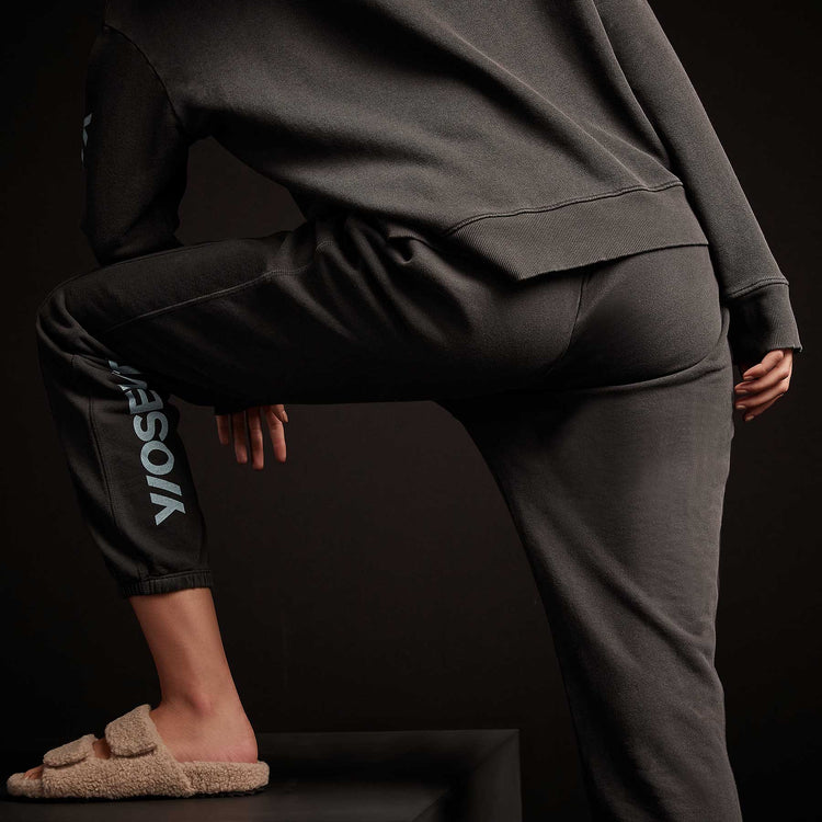 Y/OSEMITE Classic French Terry Sweatpant - Carbon Pigment/Calistoga | James Perse Los Angeles