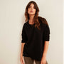 French Terry Sweat Top In Black | James Perse Los Angeles