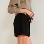 French Terry Sweat Short In Black | James Perse Los Angeles