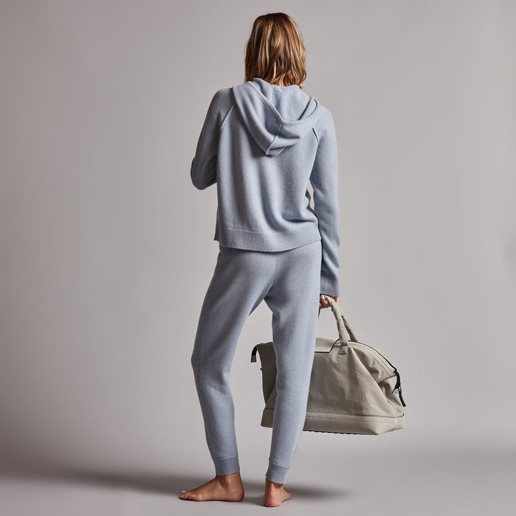 Recycled Cashmere Track Pant in Breeze | James Perse Los Angeles