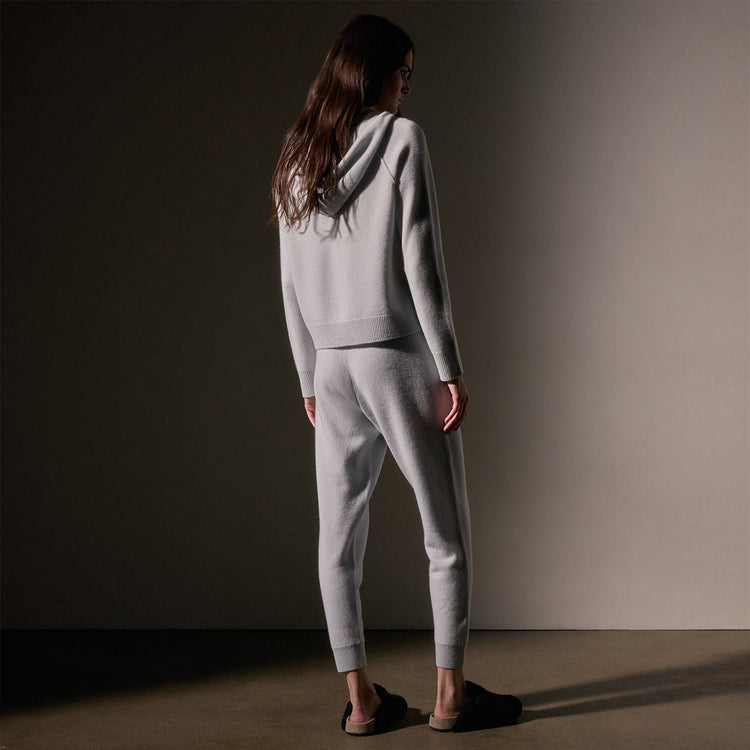 Cashmere Track Pant  in Pale Blue | James Perse Los Angeles