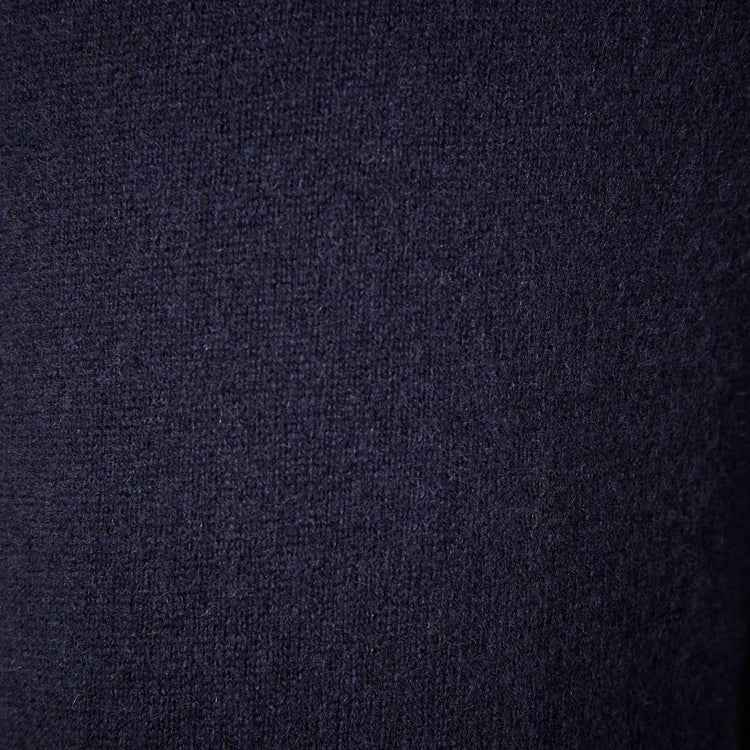Recycled Cashmere Cropped Pant in Navy Blue | James Perse Los Angeles