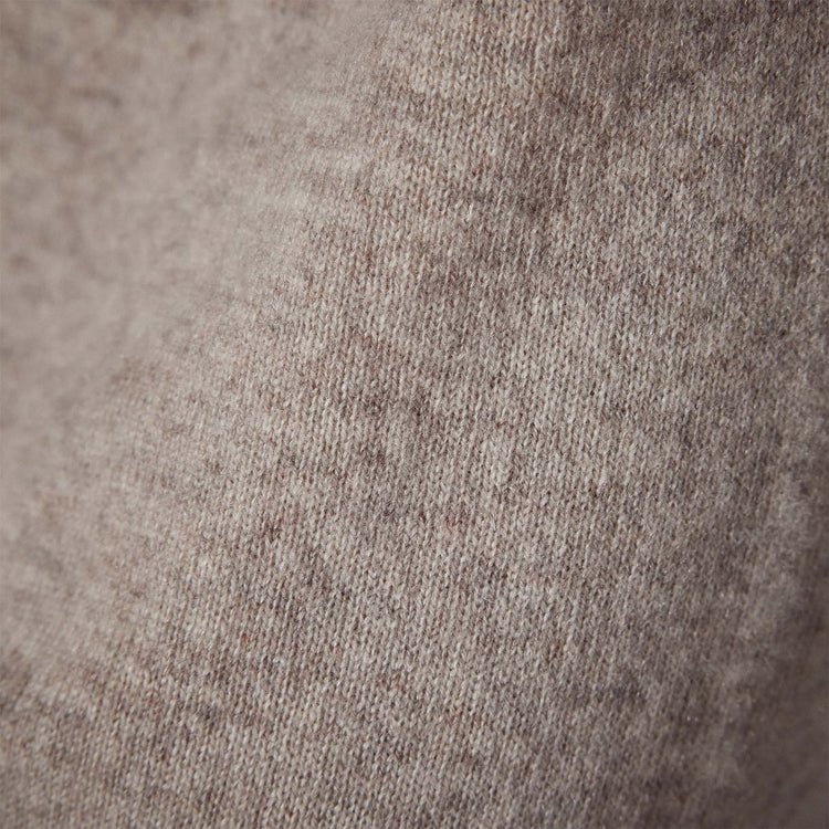 Recycled Cashmere Wide Leg Pant in Stone | James Perse Los Angeles