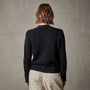 Shrunken Recycled Cashmere Cardigan in Black | James Perse Los Angeles