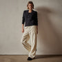 Shrunken Recycled Cashmere Cardigan in Black | James Perse Los Angeles