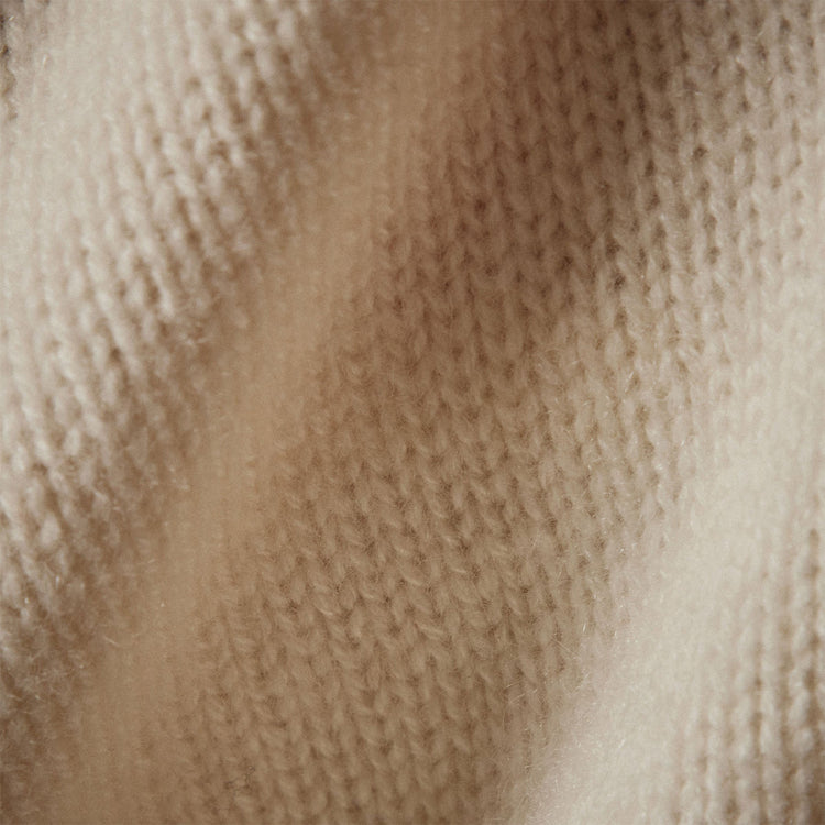 Shrunken Recycled Cashmere Cardigan in Ivory | James Perse Los Angeles