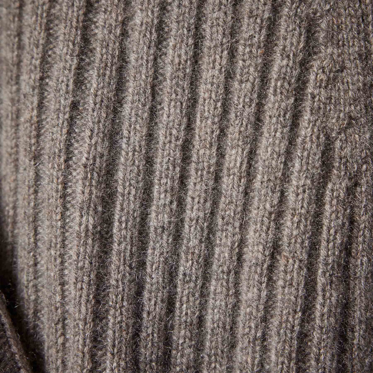 Recycled Cashmere Rib Cardigan in Cement | James Perse Los Angeles