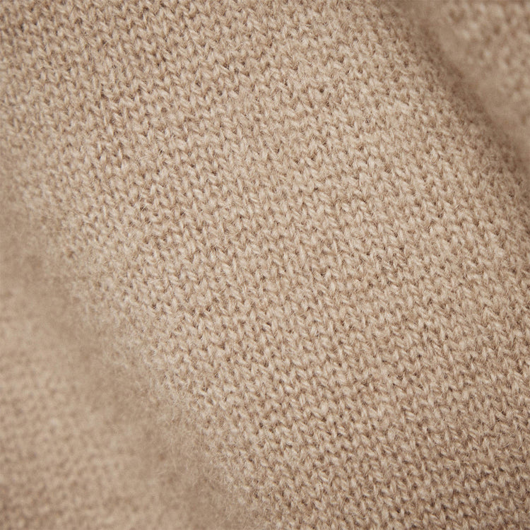 Cashmere Double Hooded Coat in Mocha | James Perse Los Angeles