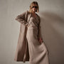 Cashmere Hooded Coat in Mocha | James Perse Los Angeles
