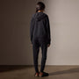Recycled Cashmere Track Jacket in Coal | James Perse Los Angeles