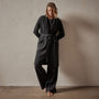 Recycled Cashmere Hooded Robe in Coal | James Perse Los Angeles