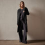 Recycled Cashmere Hooded Robe in Coal | James Perse Los Angeles