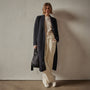 Belted Cashmere Coat in Black | James Perse Los Angeles