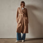 Belted Cashmere Coat in Caramel | James Perse Los Angeles