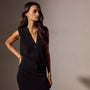 Recycled Cashmere Vest in Black | James Perse Los Angeles