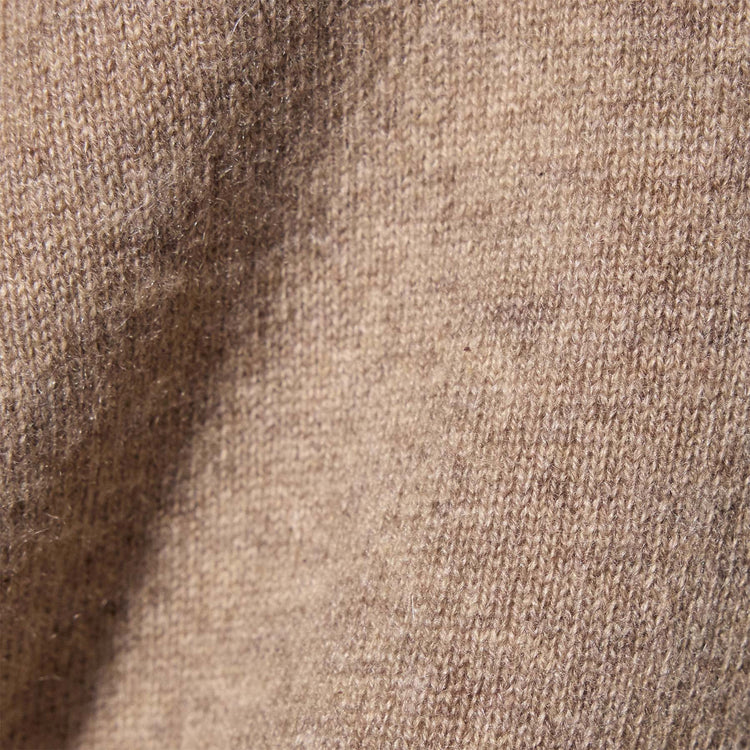 Double Bed Cashmere Shawl Collar Coat in Coyote/Pearl | James Perse Los Angeles