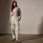 Recycled Cashmere Bolero in Beige Marl | James Perse Los Angeles