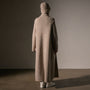 Chunky Knit Cashmere Marl Cardigan in Stone Marl | James Perse Los Angeles