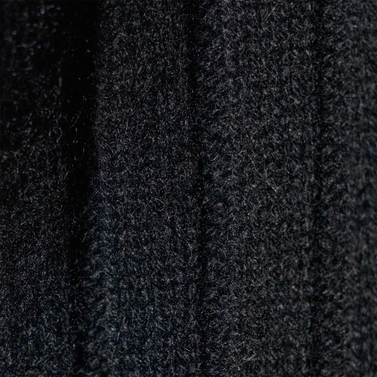 Cashmere Wide Ribbed Hoodie in Black | James Perse Los Angeles