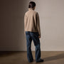 Recycled Cashmere Funnel Neck in Coyote | James Perse Los Angeles