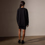 Recycled Cashmere Saddle Shoulder Tunic in Black | James Perse Los Angeles
