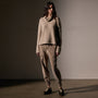 Recycled Cashmere Pullover  in Stone Marl | James Perse Los Angeles