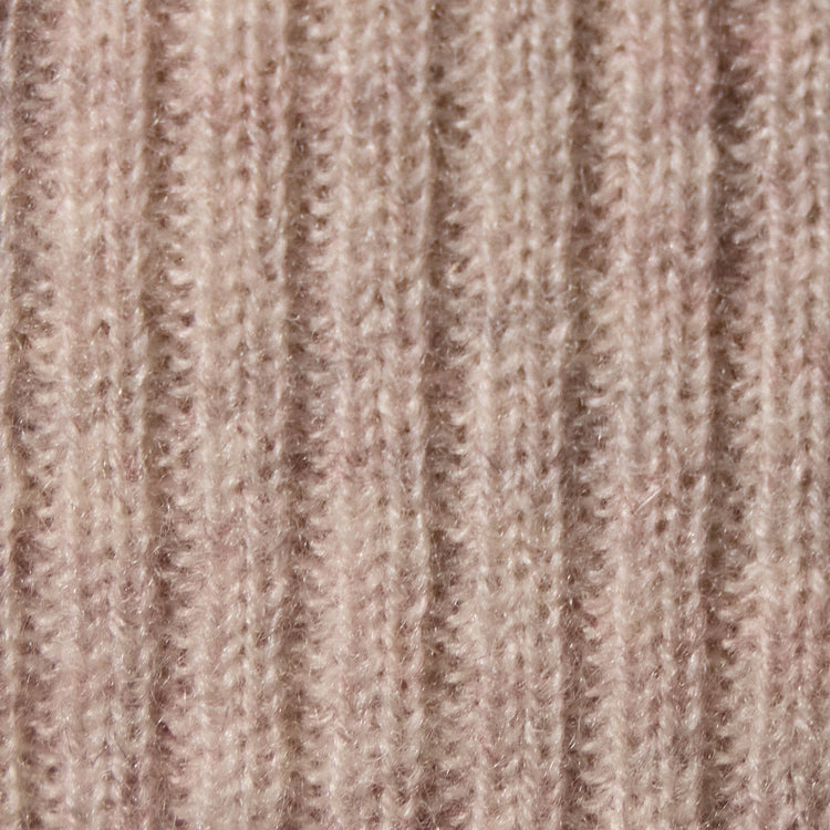 Recycled Cashmere Funnel Neck in Soft Beige | James Perse Los Angeles