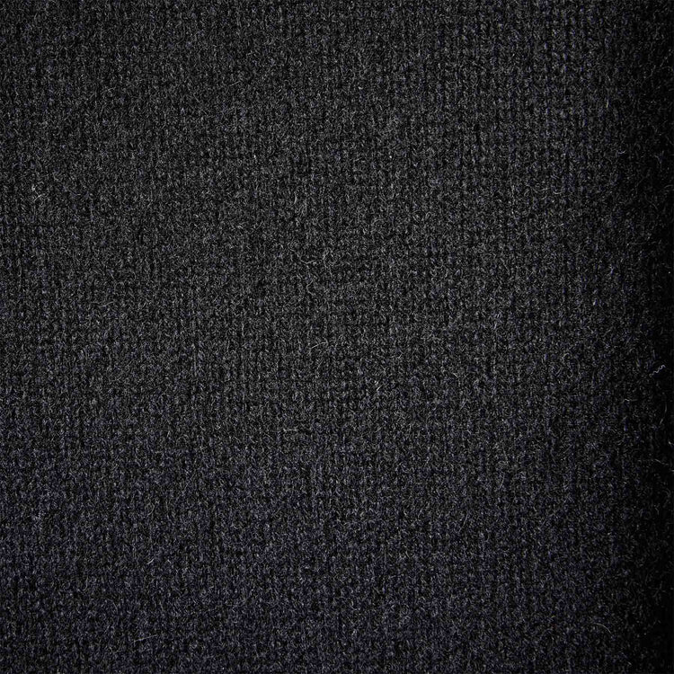 Recycled Cashmere Crew Neck Sweater in Black | James Perse Los Angeles 