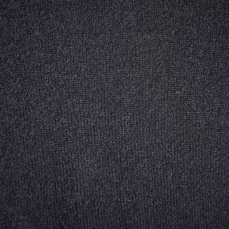 Recycled Cashmere Crop Funnel in Black | James Perse Los Angeles