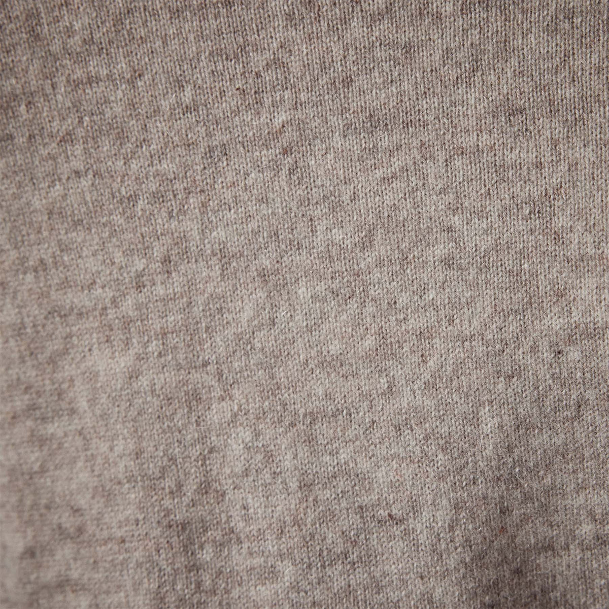 Recycled Cashmere Crop Funnel in Stone | James Perse Los Angeles