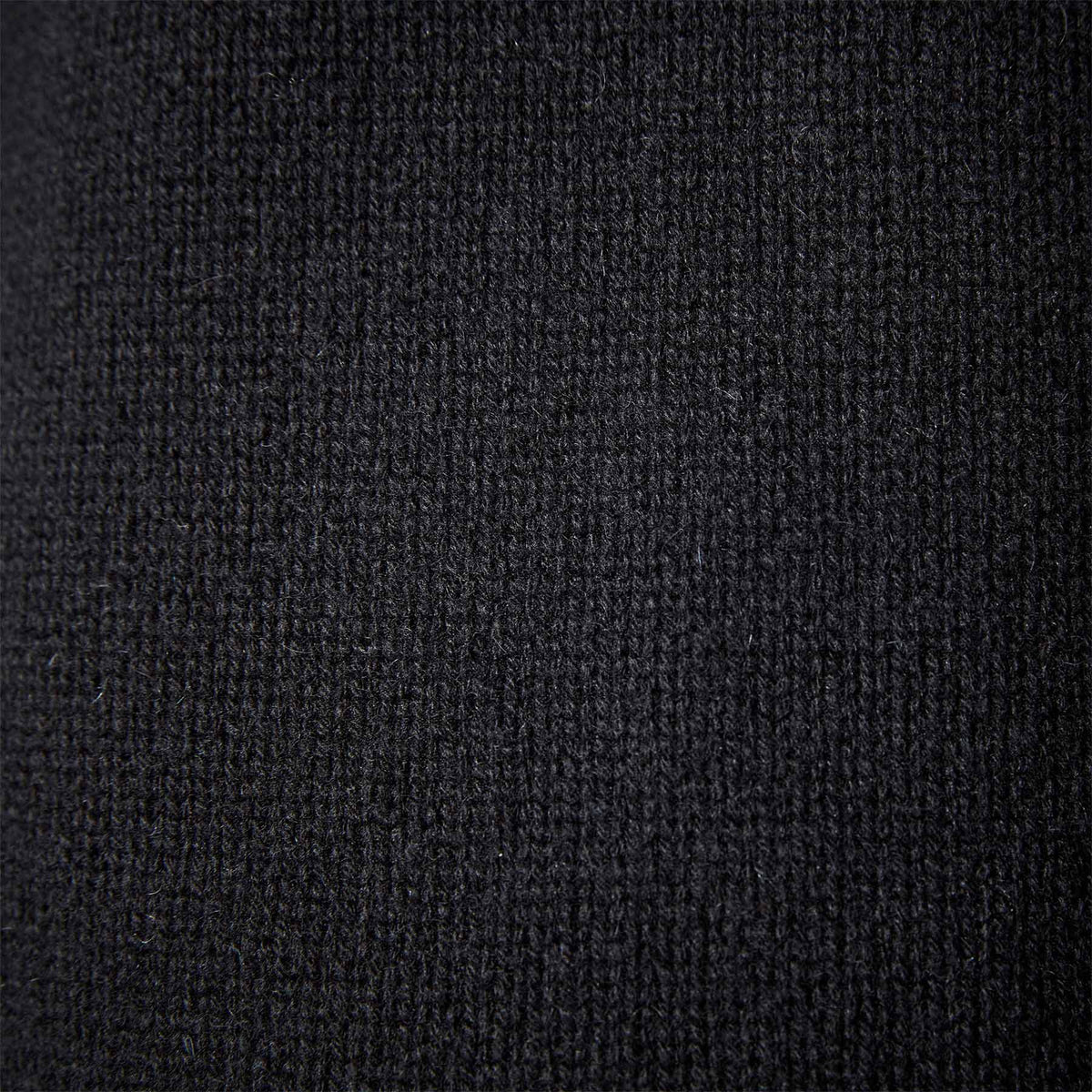 Recycled Cashmere Seamed V Neck in Black | James Perse Los Angeles