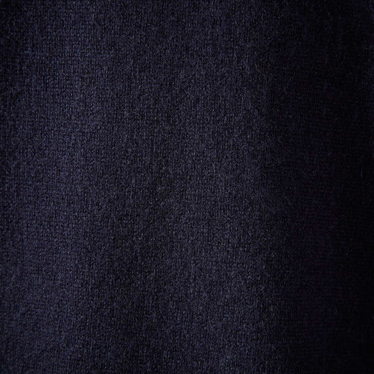 Cashmere Pullover Hoody in Navy Blue | James Perse Los Angeles