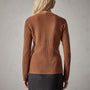 Skinny Rib Soft Vin Neck in Gingerbread | James Perse Los Angeles