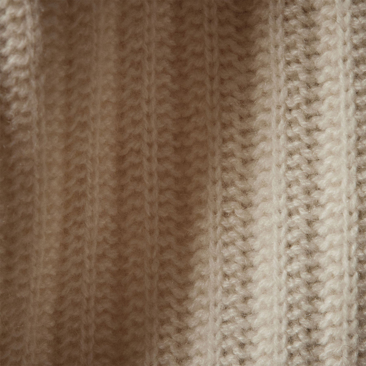 Ribbed Cashmere Funnel Neck in Ivory | James Perse Los Angeles