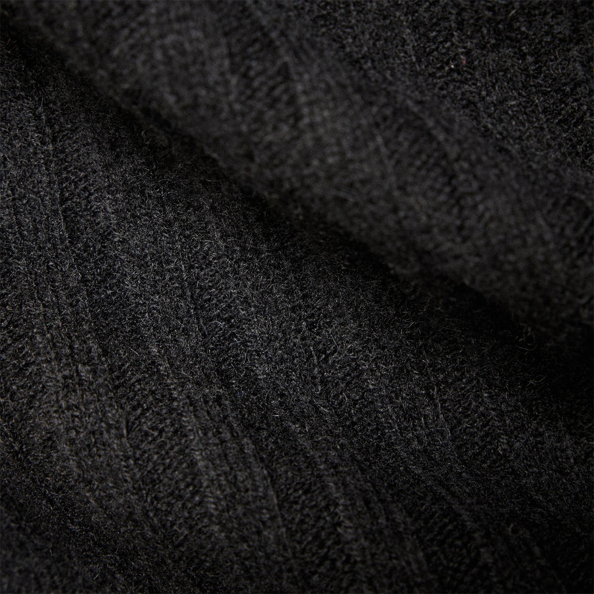 Cashmere Rib Funnel Neck Tank in Black | James Perse Los Angeles