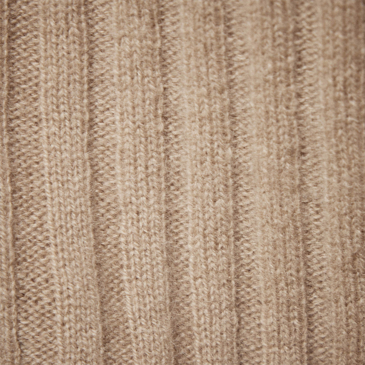 Cashmere Rib Funnel Neck Tank in Mocha | James Perse Los Angeles