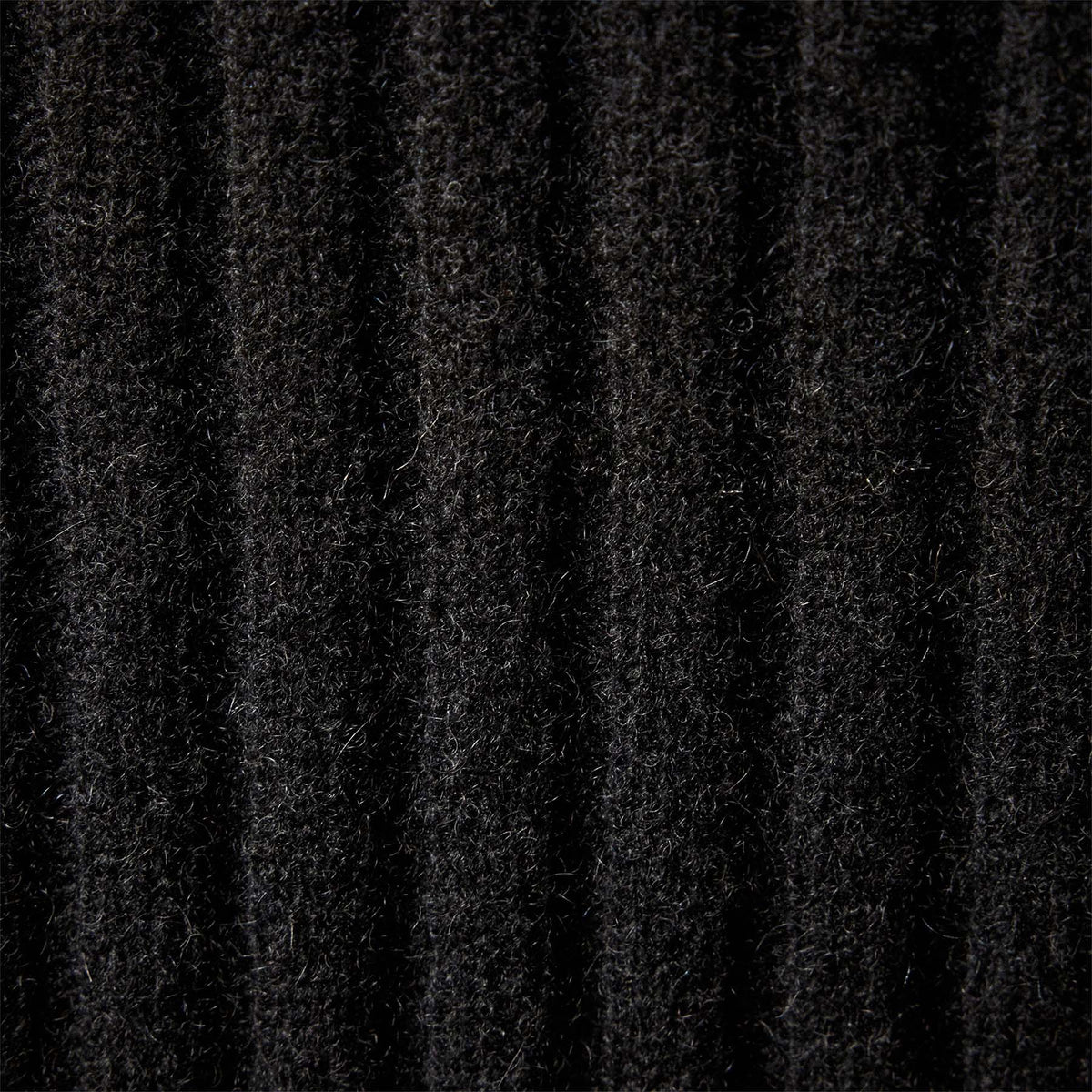 Cashmere Wide Rib Pencil Skirt in Black | James Perse Los Angeles