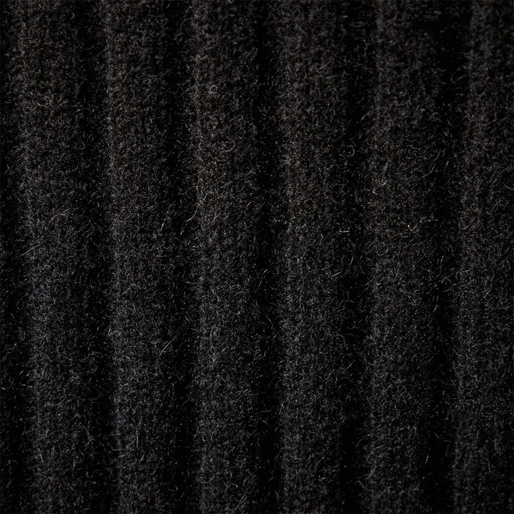 Cashmere Wide Rib Pencil Skirt in Black | James Perse Los Angeles