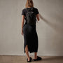 Ribbed Cashmere Pencil Skirt in Black | James Perse Los Angeles