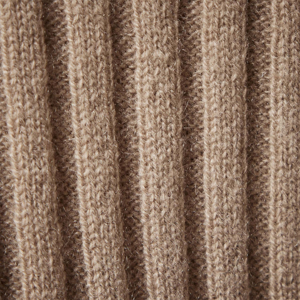 Cashmere Wide Rib Pencil Skirt in Mocha | James Perse Los Angeles