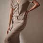 Ribbed Cashmere Pencil Skirt in Mocha | James Perse Los Angeles