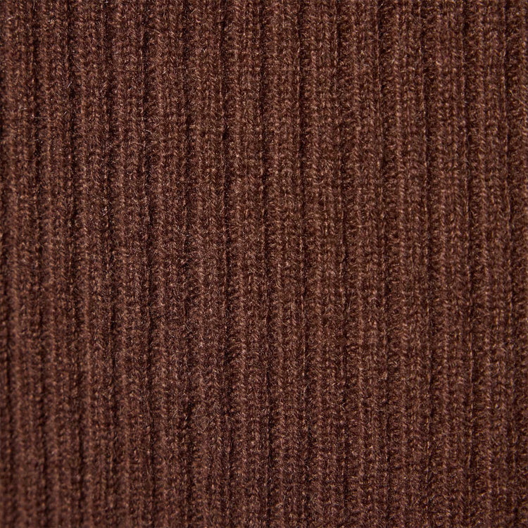 Recycled Cashmere Rib Mini Skirt in Americano | James Perse Los Angeles