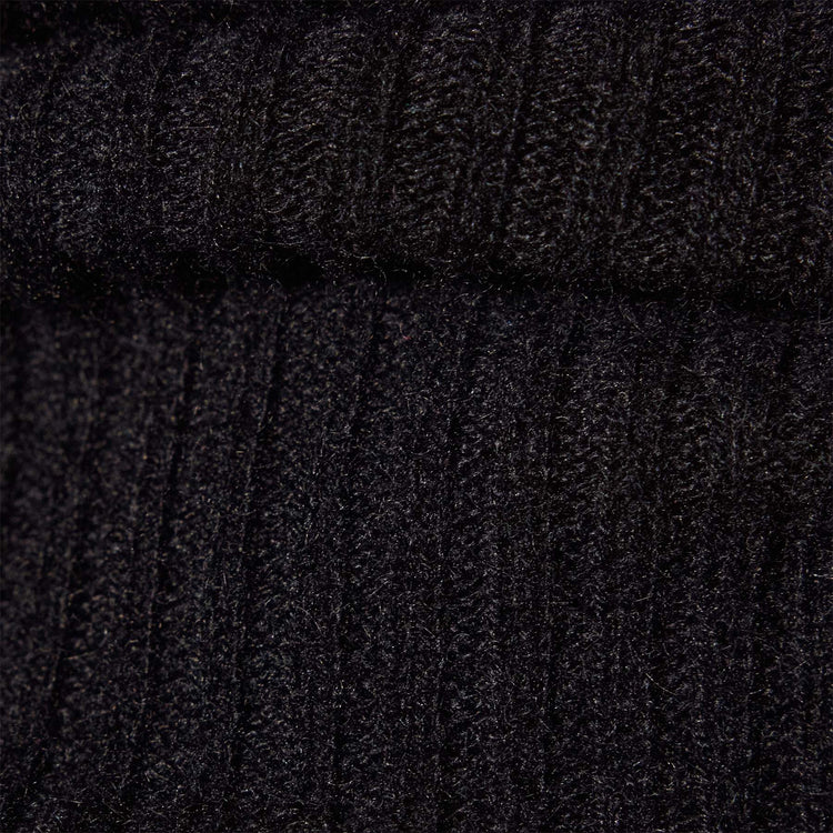 Recycled Cashmere Rib Mini Skirt in Black | James Perse Los Angeles